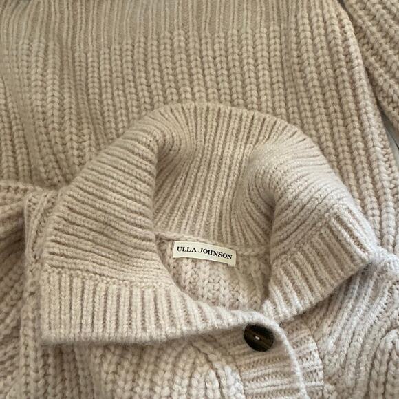 Ulla Johnson Matilde Turtleneck Sweater Creme Alpaca Blend Size Medium Sold Out - Picture 11 of 13